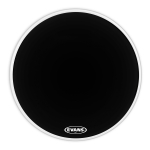 Evans Marching Bass Drum Fell MX2B, zweilagig schwarz 32 Zoll