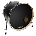 Evans EMAD Bassdrum Resonanzfell schwarz