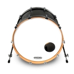Evans EQ3 Coated White Bassdrum Resonanzfell weiss 26 Zoll Bild 1