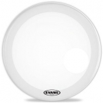 Evans EQ3 Coated White Bassdrum Resonanzfell weiss 26 Zoll Bild 2