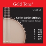 Gold Tone 5-Saiter Banjo Cello Saiten Medium