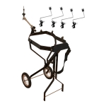 Schlagzeugwagen fr 4 Toms, Hi-Hat Halterung, 4 Beckenhalter