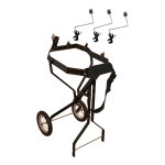 Schlagzeugwagen fr 4 Toms, Hi-Hat Rosette, 3 Beckenhalter