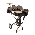 Schlagzeugwagen mit Snare, 4 Toms, 1 Hi-Hat