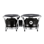 Meinl Fibercraft Fiberglas Bongos schwarz 7 Macho und 8 1/2 Hembra