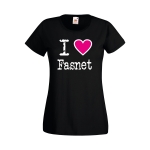 I Love Fasnet T-Shirt Damen