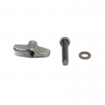 Flgelmutter und Schraube fr Tama Tomhalter Black Nickel