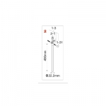 Tama mittleres Rohr fr Roadpro Beckenstnder
