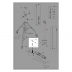 Hhenverstellung fr Tama HiHat Stnder HH75W