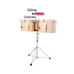 LP Timbales LP1516-S Prestige Thunder Timbs Stainless Steel 