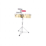 LP Timbales LP1415-B Prestige Solid Brass 14 & 15 Zoll