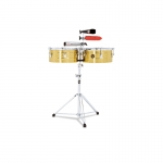 LP Timbales LP256-B Tito Puente Solid Brass 13 & 14 Zoll