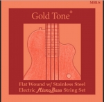 Gold Tone LaBella Flat Wound Saiten fr Micro Bass
