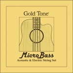 Gold Tone Aquila Thunderguts Polymer Saiten fr Micro Bass
