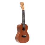 Islander Konzert Ukulele mit Decke aus Mahagoni und Honu Schildkrten Gravur