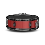 Lefima Marching Snare Drum UltraLeicht Holz feuerwehrrot / schwarz