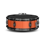 Lefima Marching Snare Drum UltraLeicht Holz orange / schwarz