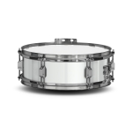 Lefima Marching Snare Drum UltraLeicht Holz weiss / chrom