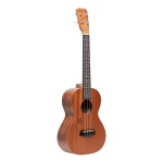 Islander Tenor Ukulele mit Decke aus Mahagoni und Hawaii Insel Gravur