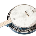 Ortega Falcon Serie Banjo mit Pickup transparent blue Bild 7