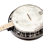 Ortega Falcon Serie Banjo mit Pickup transparent charcoal Bild 7