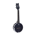 Ortega Raven Serie 4-Saiter Banjolele Banjo Ukulele