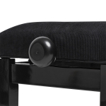 Stagg Klavierbank PB36 schwarz hochglanz mit Samt Sitzfl�che schwarz Bild 1
