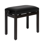 Stagg Klavierbank PB36 Palisander matt mit Vinyl Sitzflche schwarz