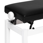 Stagg Klavierbank PB36 wei� matt mit Vinyl Sitzfl�che schwarz Bild 2