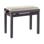 Stagg Klavierbank PB39 Palisander matt mit Samt Sitzflche beige