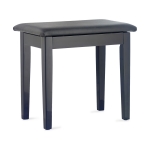 Stagg Klavierbank PBF23 schwarz hochglanz mit Vinyl Sitzflche schwarz