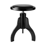 Stagg Klavierhocker PS35 schwarz hochglanz mit Vinyl Sitzflche schwarz