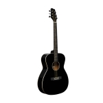 Stagg Auditorium Gitarre mit Decke aus Lindenholz schwarz