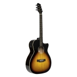 Stagg el. akustische Auditorium Gitarre sunburst
