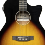 Stagg el. akustische Auditorium Gitarre sunburst Bild 2