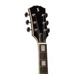 Stagg E-Gitarre Standard Serie mit Mahagonikorpus Schwarz Bild 3