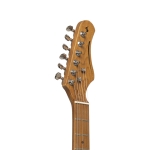 Stagg E-Gitarre 55 Serie mit Paulowniakorpus Fiesta Red gl�nzend Bild 3