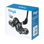 Stagg 2-Treiber In-Ear Monitoring Kopfhrer schwarz Bild 6