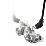 Stagg 2-Treiber In-Ear Monitoring Kopfhrer transparent