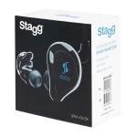 Stagg 4-Treiber In-Ear Monitoring Kopfh�rer schwarz Bild 5