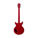 Stagg E-Gitarre Silveray DC Modell mit Mahagonikorpus Kirsch Transparent Bild 1