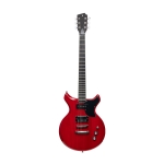 Stagg E-Gitarre Silveray DC Modell mit Mahagonikorpus Kirsch Transparent Bild 4