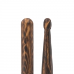 Promark Classic Forward 2B FireGrain Hickory Oval Wood Tip Drumstick Bild 2