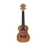 Stagg e-Akustische Konzert Ukulele mit Decke aus Sapele Bild 3
