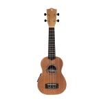 Stagg e-Akustische Sopran Ukulele mit Decke aus Sapele Bild 3