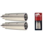 Stagg Adapter 2 XLR M / Cinch M