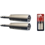 Stagg Adapter Stereoklinke / XLR M symetrisch