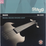 Stagg Saitensatz fr Bassgitarre vernickelt light