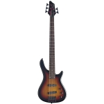 Stagg 5 Saiter Fusion E-Bassgitarre sunburst