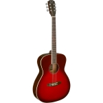 J.N Guitars akustische Auditorium Gitarre Transparent Redburst